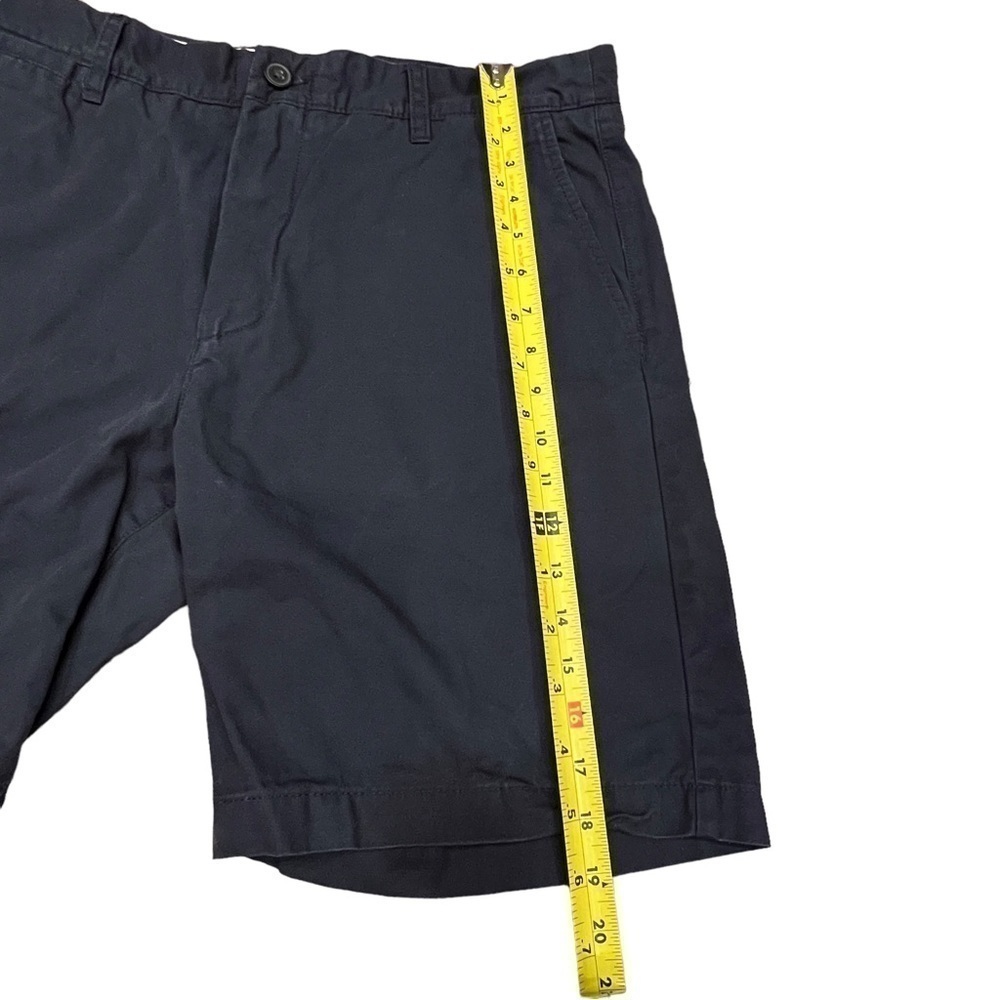 H&M Men’s Navy Blue Flat Front Shorts, Size 34 - Picture 5 of 6